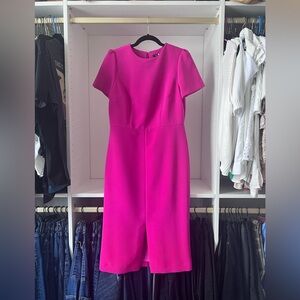 Ann Taylor Pink Midi Dress